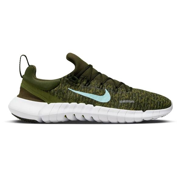Nike Free RN Run 5.0 Next Nature Mens Size 8.5 Sneakers Cargo Khaki CZ1884-300 - Picture 1 of 8